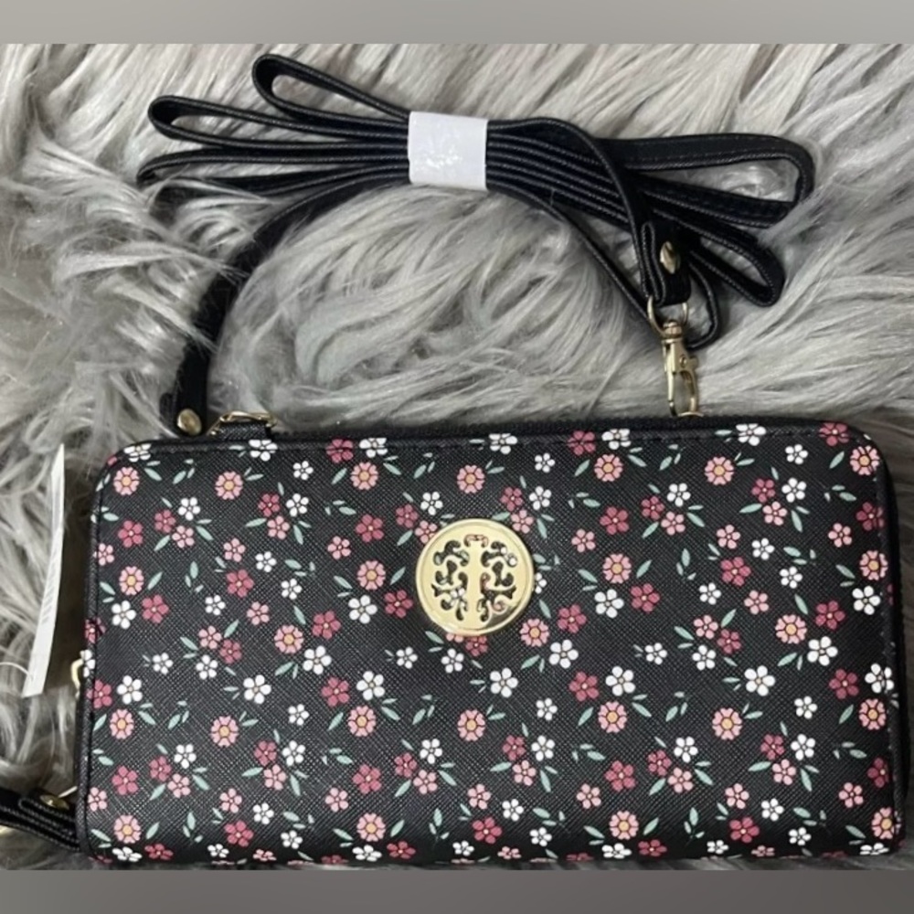 Schuyler Wristlet Wallet Floral Multi color 7.72" W x 4.13" H x 0.87" D